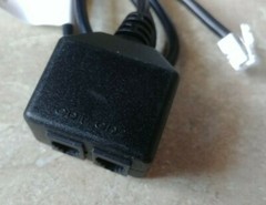 NCR 12V Dual 4-Pin CD1 CD2 Cash Drawer Splitter Cable 1432-C517-0009 497-0504115
