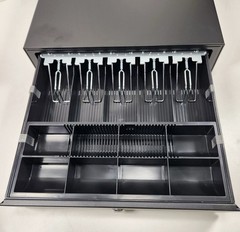 ECH POS Point of Sale Cash Drawer CC-410-B2-5B8C Includes Drawer Key and Cable