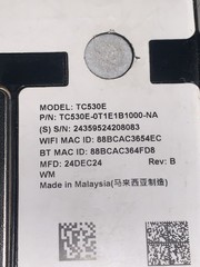 Zebra TC530E Enterprise-Grade Mobile Touch Computer Barcode Scanner