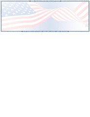 Ez Checks Premium Blank Hologram High Security Laser Check 100 Sheets Us Flag