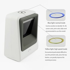 2D Barcode Scanner Symcode Omnidirectional Hands-Free USB Barcode Reader Scanner