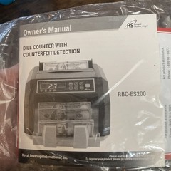ROYAL SOVEREIGN High Speed Bill Counter (RBC-ES200)