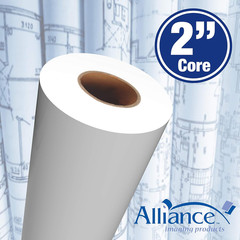 Alliance Wide Format Paper 24″ X 300′ CAD Bond Rolls (20Lb | 2 Rolls, 24 in X 30