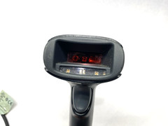 Keyence HR-100 Rev H Barcode Reader w/ HR-1C3RC & Stand DAMAGED CORD & CONNECTOR