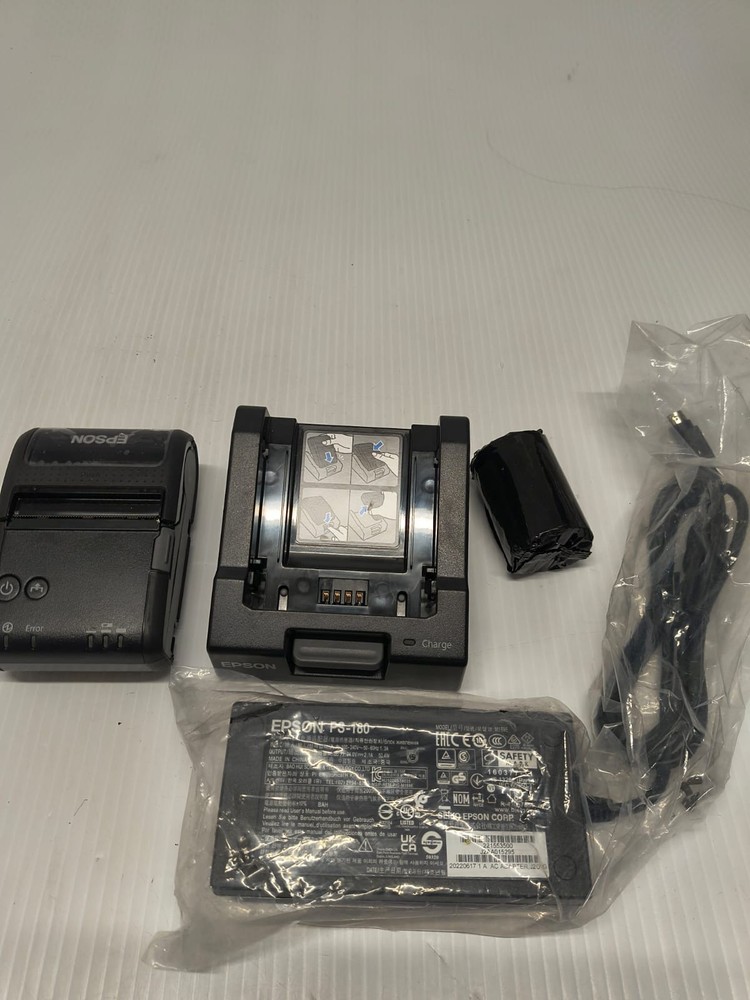 Epson TM-P20 M327B Mobilink Bluetooth Receipt Printer/AC Adapter READ
