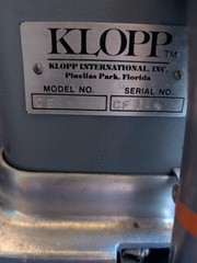 Klopp Coin Counter, Electric, Model CE,