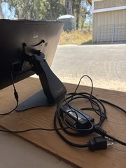 Toast POS Screen Black Tested Working Tt200 with Power Supply
