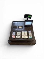 Sharp XE-A407 Dual Thermal Printer Cash Register – FOR PARTS