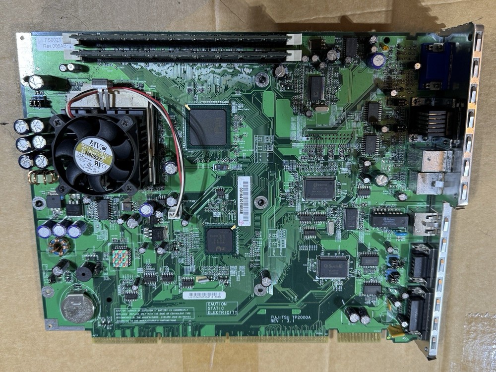 FUJITSU Team POS 2000 Point of Sale Computer Register System Board.