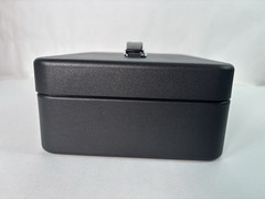 Honeywell 6112 Steel Cash Box 1 Bill & 5 Coin Slots 2 Keys Handle 9.8″ X 7.3″
