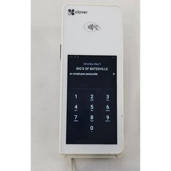 Clover Flex C403 Handheld POS Wireless Payment Terminal White w Printer Locked