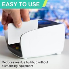 200 Pcs Credit Card Reader Cleaner Cards Dual Side Cr80 Reader Cleaning Scanner
