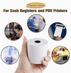 TK Thermal King 50 Rolls Thermal POS Cash Register Receipt Paper 2 1/4” x 165’