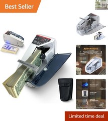 Small Money Counter with UV Verification – Counts 600 Notes/Minute Accurately