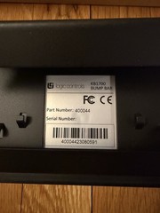 Logic Controls KB1700-D Kitchen Display Bump Bar, 17 Tactile Programmable Button
