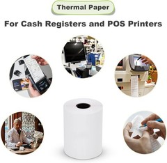 50-1000 Rolls 2 1/4″ 50′ Thermal Paper Fits Most Credit Card Machines Register