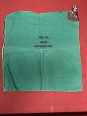Large Green Money / Safe Bag with Keys Halsted USA