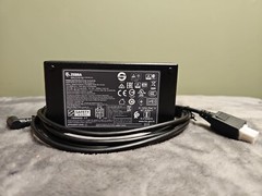 Zebra PWR-BGA12V50W0WW Power W/ Zebra CBL-DC-388A1-01 (See Pics)