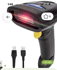 NETUM 2D Wireless Bluetooth USB Barcode Scanner QR Code Reader PC Phone Tablet