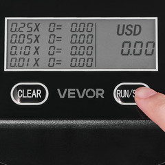 VEVOR USD Coin Sorter, Coin Counter Machine for ¢1 ¢5 ¢10 ¢25 Coins, LCD Screen