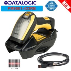 Datalogic PM9501-433RB PowerScan PM9501 433MHz Wireless 2D Barcode Scanner NEW