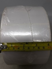 Zebra White Continuous Thermal Transfer Label Roll – 4in x 500ft