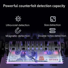 NUCOUN NC-5 Bill Counter Money Counter Machine Value Count Currency Detector