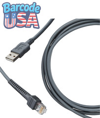 ✅5-Pack USB Cable for Symbol/Zebra DS2208 Barcode Scanners, CBA-U01-S07ZAR!🔥⭐