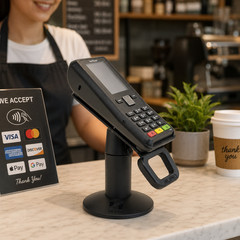 Hilipro Swivel Stand for Verifone P200 & P400 – Swivel & Tilt – Complete POS kit