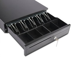 Cash Drawer Box Works Compatible Epson POS Printers w/5Bill &5Coin Tray