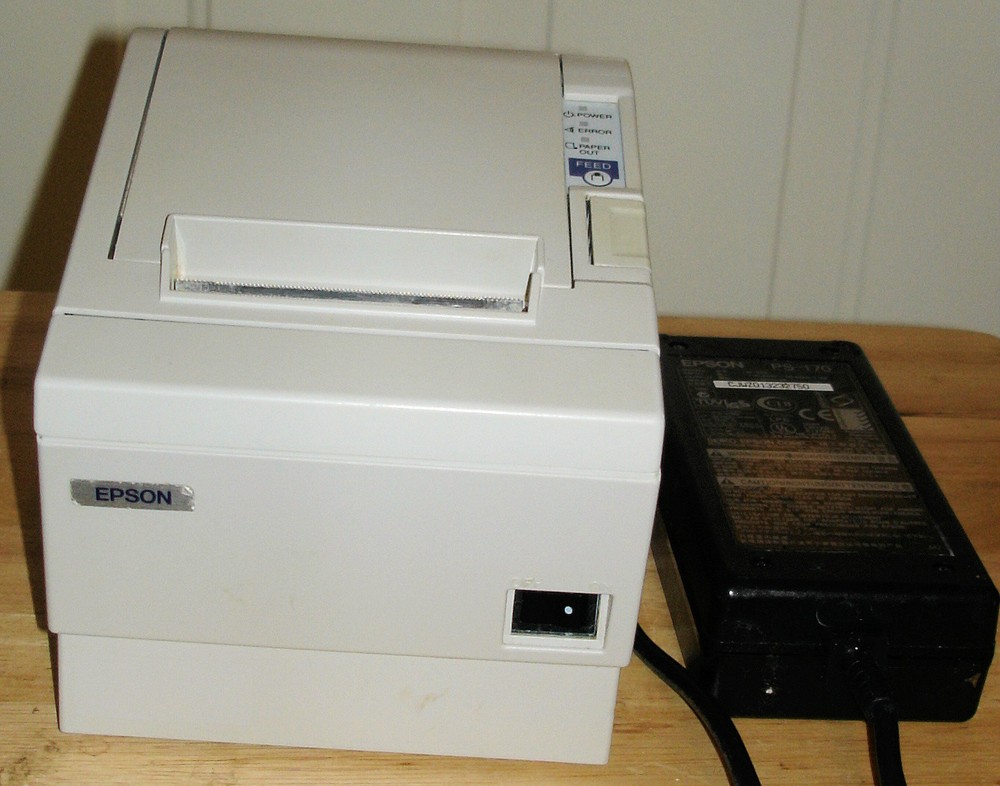 EPSON TM-T88III POS THERMAL RECEIPT PRINTER – MODEL 129C – SERIAL INT/F – TESTED