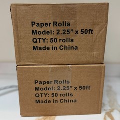 PosPaperRoll 2-1/4 inch x 50 ft Thermal Paper Roll – 50 Count