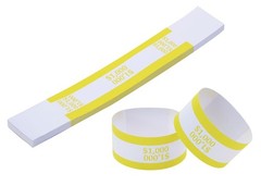 50pcs Self Sealing Cash Currency Straps Money Paper Bands Bill Wrappers Tape …