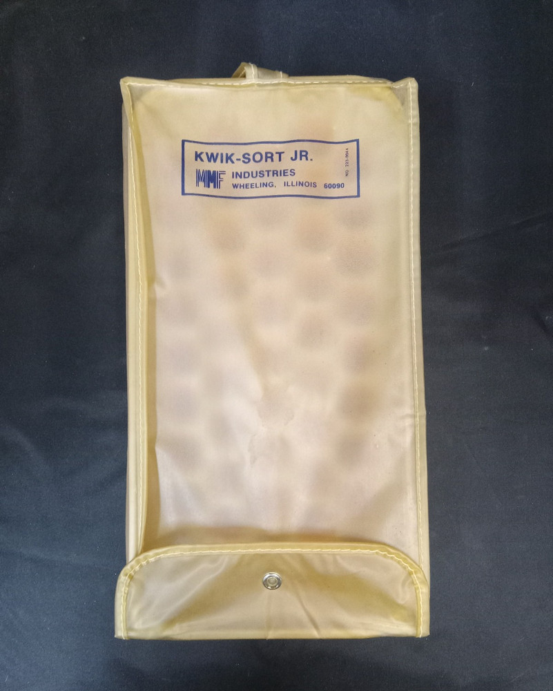 Vintage Kwik Sort Jr MMF Industries Coin Sorter Money Organizer Trays with Case