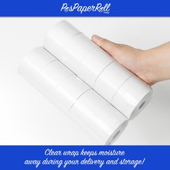 44mm (1-3/4″) x 150′ BOND Cash Register/Calculator Receipt Paper – 40 Rolls