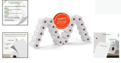 Bulk 20-Pack 58mm x 50ft Biodegradable Thermal Paper Rolls – Ideal for POS