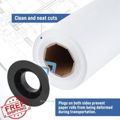 Goefun 24″x150′ 2 Rolls 20lb Plotter Paper