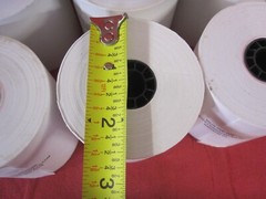 25 Rolls Cash Register Credit Card POS Receipt Paper BuyRegisterRolls NonThermal