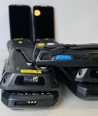 Lot Of (14) Android 2D Barcode Scanner PDA 4.5inch with NFC RFID Handheld Reader