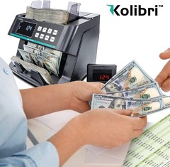 KBC-3000 Money Counter with UV/IR Detection – 1,200 Notes/Min Precision Count