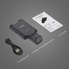 Eyoyo Wireless 2D QR Code Barcode Scanner Bluetooth Phone Back Clip Image Reader