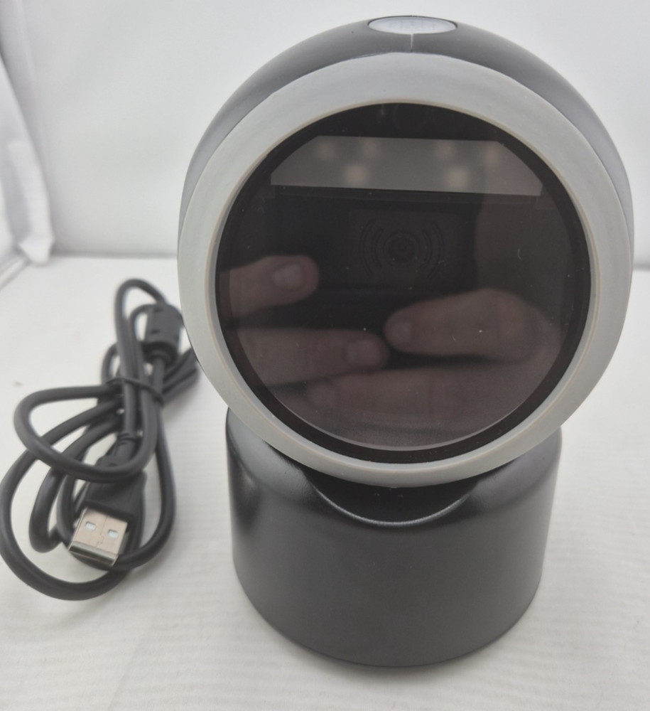 Symcode 2D QR Desktop Barcode Scanner MJ-3300 Omnidirectional USB Reader **New
