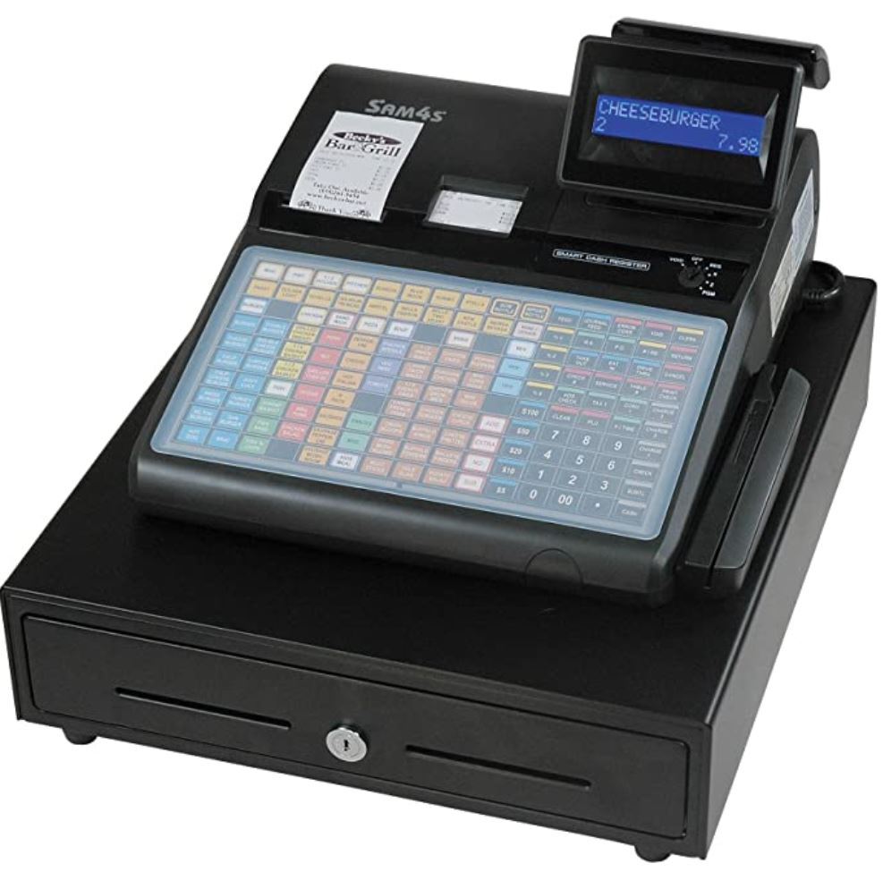 SAM4S ER-940 (FLAT Keyboard) Electronic Cash Register NEW W/ Factory Warranty