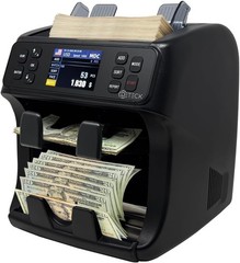 Deteck DT800 Bank Grade Mixed Denomination Money Counter Black