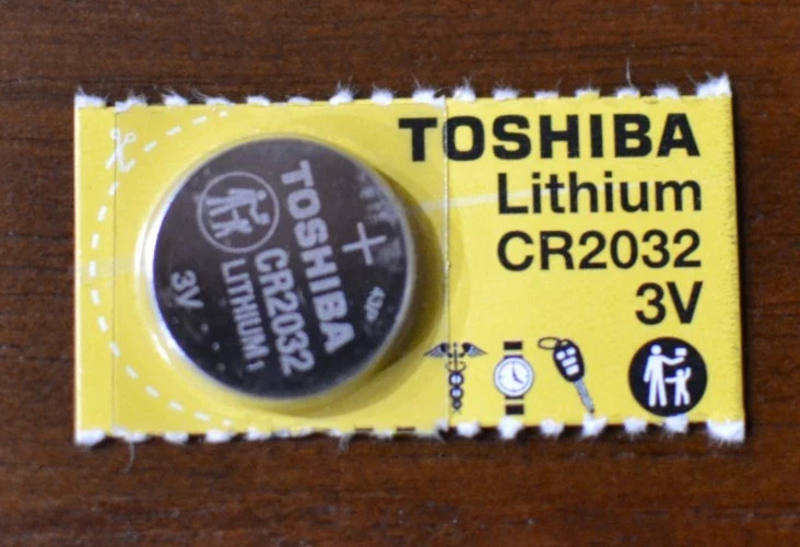 1 – TOSHIBA CR2032 Lithium Watch Battery Exp. 2034 NEW!