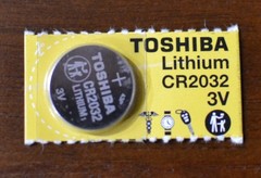 1 – TOSHIBA CR2032 Lithium Watch Battery Exp. 2034 NEW!