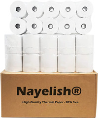 (50) 2 1/4″ X 165′ Thermal Paper for Sharp XEA507 XEA407 XEA207 ERA247 347 Sharp