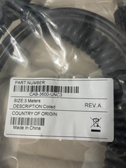 CAB-3600-UNC3 3M Coiled Cable For Zebra LI3608-SR LI3678-SR DS3608-ER DS3608-SR