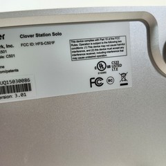 Clover Station Solo S501 POS Customer Display Touch Screen Parts or Repair Read