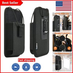 Heavy-Duty Portable Scanner Holster with Secure Belt Clip for Handheld Devices